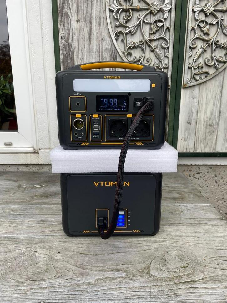 600W Powerstation 299Wh +640Wh Accu OFFGRID Thuisbatterij, Caravans en Kamperen, Kampeeraccessoires, Nieuw, Ophalen of Verzenden