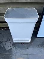 Witte Simplehuman Afvalemmer pedaalemmer 55 L, Ophalen, Gebruikt, Met pedaal, 40 liter of meer