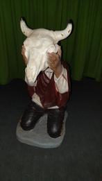 Groot infiaan met buffel hoofd, Antiek en Kunst, Ophalen of Verzenden
