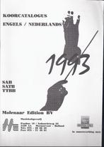 Bo1336 bladmuziek koor catalogus engels / nederlands ), Muziek en Instrumenten, Bladmuziek, Gebruikt, Klassiek, Ophalen of Verzenden