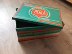 Blikken doos Perla E.A. van ESSO s Fabrieken NV, Overige merken, Gebruikt, Ophalen of Verzenden