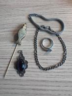 Zilveren sieraden, Sieraden, Tassen en Uiterlijk, Antieke sieraden, Ophalen of Verzenden, Zilver, Overige typen