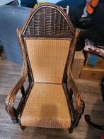 Vintage Houten Kinderstoel met Eetblad, Ophalen, Gebruikt, Meegroeistoel, Afneembaar eetblad
