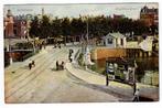 Amsterdam 1908. Brug Kinkerstraat (handkar)., Verzamelen, Ansichtkaarten | Nederland, Ophalen of Verzenden, Voor 1920, Gelopen
