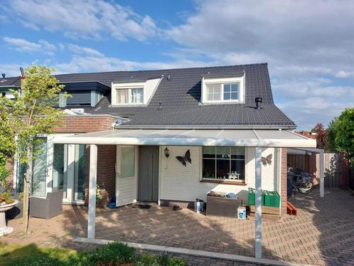 Aluminium overkapping 3 x 5,66 m + verlichting & regenpijp, Tuin en Terras, Overkappingen, Gebruikt, Overige typen, Ophalen