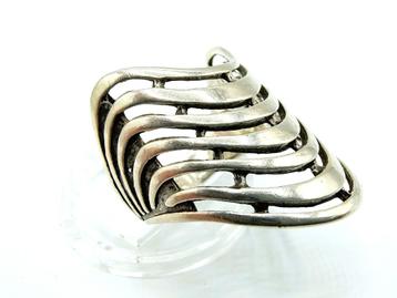Zilveren designring, 925, 18 mm beschikbaar voor biedingen