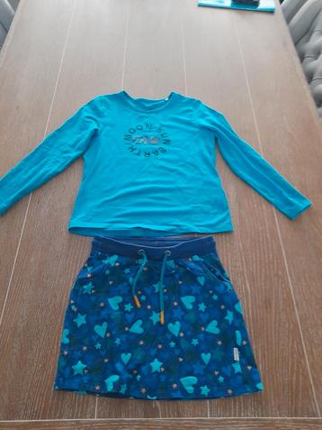 Te koop zgan  leuke meisjes merk set 134/140 rok en shirt beschikbaar voor biedingen