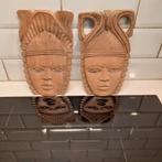 Afrikaanse? handgesneden maskers, Ophalen of Verzenden