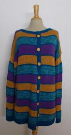 Mooie kleuren handgemaakt vest! XL, Verzenden, Zo goed als nieuw, Maat 46/48 (XL) of groter, Blauw