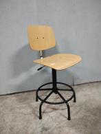 Industriële werkplaatsstoel kruk atelierkruk, 1 kruk, Ophalen, Gebruikt, 60 tot 90 cm