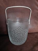 Vintage glazen ijsemmer, Ophalen, Overige typen, Overige stijlen, Glas