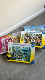 Puzzels vier stuks, Ophalen of Verzenden, Meer dan 50 stukjes, Zo goed als nieuw, 6 jaar of ouder