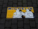 Michelin bol  emaille bord, bibendum. 75 cm ,32 cm., Verzamelen, Merken en Reclamevoorwerpen, Ophalen of Verzenden