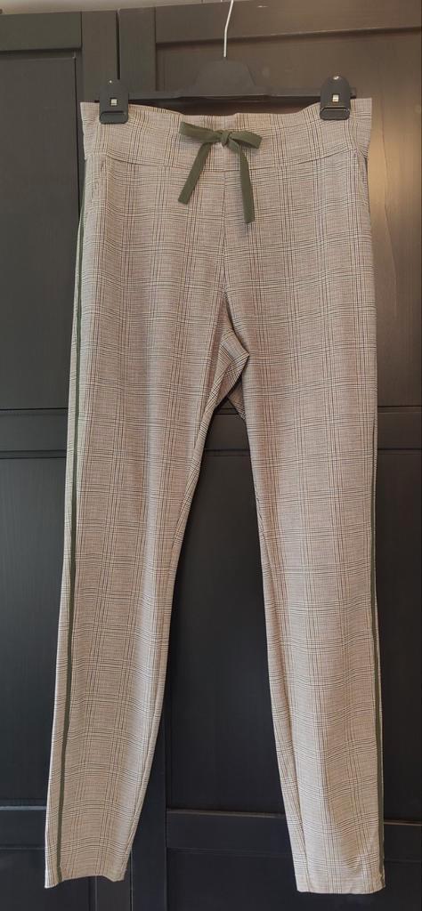 Studio Anneloes Road check trousers broek maat M ruit, Kleding | Dames, Broeken en Pantalons, Zo goed als nieuw, Maat 38/40 (M)