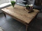 Unieke grote, robuuste salontafel uit India, Huis en Inrichting, Tafels | Salontafels, Ophalen, 50 tot 100 cm, Zo goed als nieuw