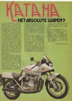 Vintage knipsel 1982 Suzuki Katana brommer de ontdekking, Verzenden, Overige typen