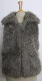 Lekkere warme lichtbruine fluffy fake fur bodywarmer! M, Kleding | Dames, Maat 38/40 (M), Bruin, Zo goed als nieuw, Verzenden