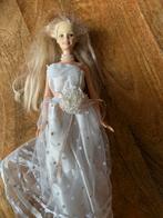 Barbie Pop in Witte Jurk, Ophalen, Gebruikt, Pop