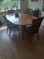 eethoek, Huis en Inrichting, Ophalen, Gebruikt, 100 tot 150 cm, Vier personen