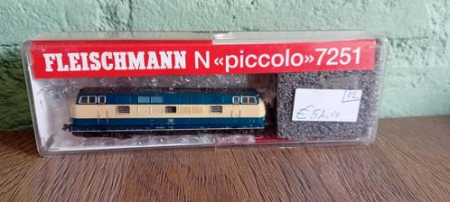 V200 DB digitaal voorbereid, Hobby en Vrije tijd, Modeltreinen | N-Spoor, Gebruikt, Locomotief, Gelijkstroom, Fleischmann, Ophalen of Verzenden