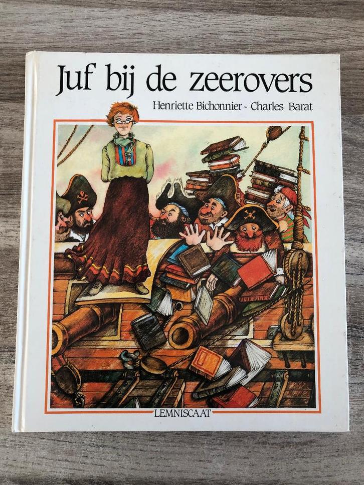 Juf bij de zeerovers - Bichonnier / Barat, Boeken, Kinderboeken | Kleuters, Zo goed als nieuw, Fictie algemeen, Ophalen of Verzenden