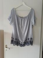 MS Mode Blouse Maat 50, Blauw, Maat 46/48 (XL) of groter, Ophalen of Verzenden, MS Mode
