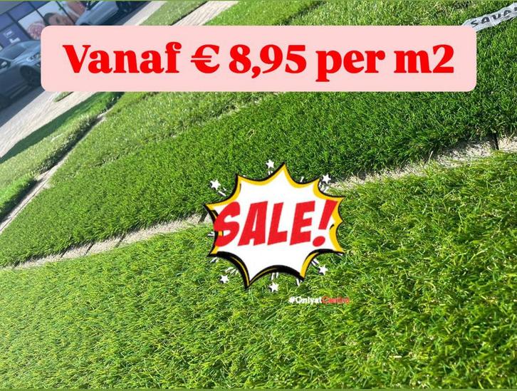 Voordelig kunstgras en alles op voorraad ✅, Tuin en Terras, Gras en Kunstgras, Zo goed als nieuw, 20 m² of meer, Ophalen