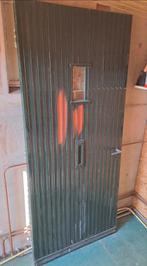 Mooie jaren 50 deur met ruit enkelglas, Ophalen, Gebruikt, 80 tot 100 cm, Buitendeur