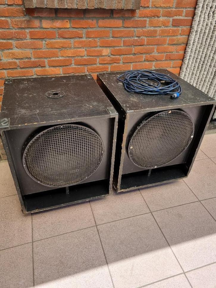 Baskasten / Subwoofers, Audio, Tv en Foto, Luidsprekers, Gebruikt, Subwoofer, 120 watt of meer, Overige merken, Ophalen