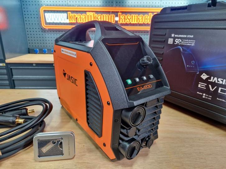 Jasic EVO Arc 200 PFC C/W + koffer en kabelset!, Doe-het-zelf en Verbouw, Gereedschap | Lasapparaten, Nieuw, Ophalen of Verzenden