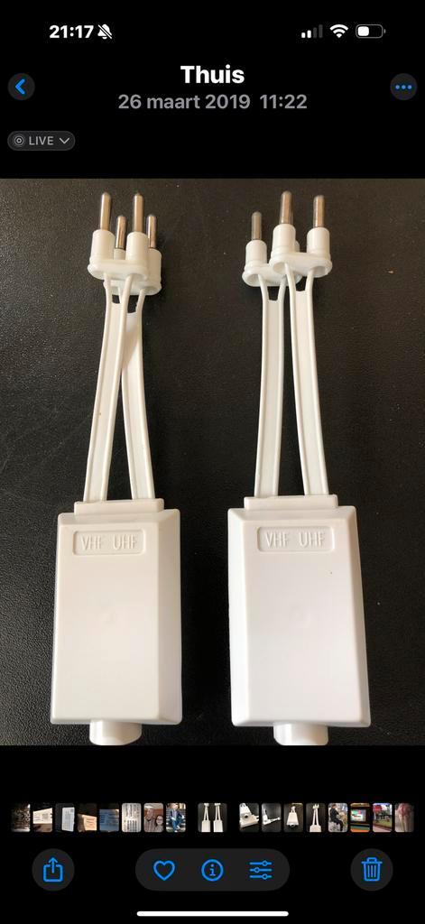 SPITTERS VOOR HEEL OUDE TV‘s, Audio, Tv en Foto, Audiokabels en Televisiekabels, Nieuw, Minder dan 2 meter, Ophalen of Verzenden