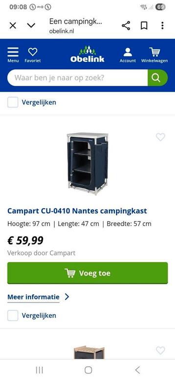 Kampeer kastje van WSTB beschikbaar voor biedingen