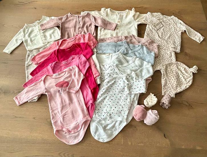 Kledingbundel meisje maat 56, Kinderen en Baby's, Babykleding | Baby-kledingpakketten, Zo goed als nieuw, Ophalen of Verzenden