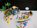 6979/4862/9425 Playmobil Vakantie eiland strand en speedboot, Ophalen of Verzenden, Zo goed als nieuw, Complete set