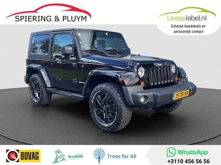 Jeep Wrangler 3.8 Sahara | Nette staat | Trekhaak | Carplay, Auto's, Jeep, Bedrijf, Te koop, Wrangler, 4x4, ABS, Achteruitrijcamera