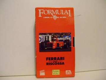 VHS Videoband Formule 1 Ferrari(zie omschrijving) beschikbaar voor biedingen