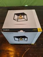 Lucide Ruben plafondlamp zwart metaal nieuw, Ophalen of Verzenden, Nieuw, Metaal