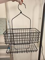 IKEA BLECKSJÖN Hangend douchemandje 2 verdiepingen, zwart, Huis en Inrichting, Ophalen, Zo goed als nieuw, Zwart, Overige typen