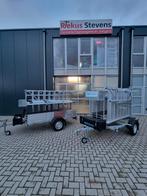afsluitbaar steiger aanhanger met rolsteiger, Ophalen, Nieuw