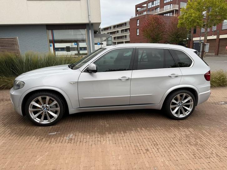 BMW X5 3.0 SD 210KW AUT 2008 Grijs, Auto's, BMW, Particulier, X5, 4x4, ABS, Airbags, Airconditioning, Alarm, Android Auto, Apple Carplay