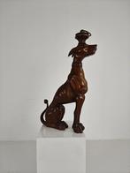 Handgesneden Houten Windhond Beeld – 20e Eeuw, Antiek en Kunst, Ophalen