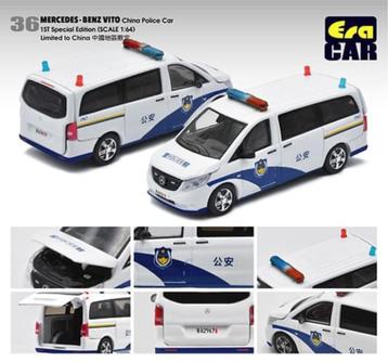 Mercedes-Benz Vito van Era Car 1/64 China Police Car beschikbaar voor biedingen
