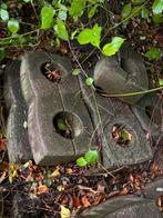 12 tegels /stenen, Tuin en Terras, Tegels en Klinkers, Ophalen, Zo goed als nieuw, Beton, Terrastegels