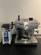 Sage dual boiler + Eureka Bonenmaler + Accessoires, Witgoed en Apparatuur, Koffiezetapparaten, Ophalen, Zo goed als nieuw, Espresso apparaat