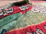 zeldzaam Vintage Marokkaans tapijt handgeknoopt 362 x 172 cm, Huis en Inrichting, Gebruikt, Info@bababoho.com, 150 tot 200 cm