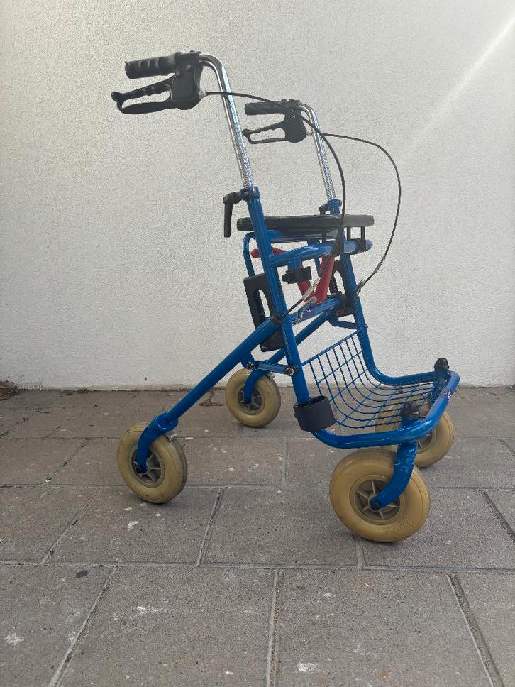 Rollator Premis Blauw, Diversen, Rollators, Gebruikt, Opvouwbaar, Ophalen