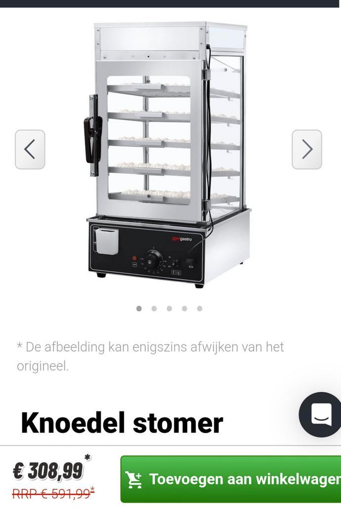 Knoedel stomer
GGM Gastro KNDJ437
900 Watt - 220/240 Volt, Huis en Inrichting, Keuken | Keukenbenodigdheden, Nieuw, Ophalen