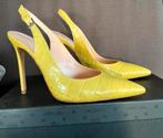 Marccain slingback pumps, maat 39, geel, Pumps, Geel, Ophalen of Verzenden, Zo goed als nieuw