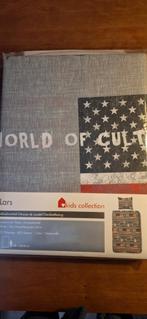 Dekbedovertrek Amerika 140x220 + kussensloop, Huis en Inrichting, Slaapkamer | Beddengoed, Eenpersoons, Dekbedovertrek, Nieuw