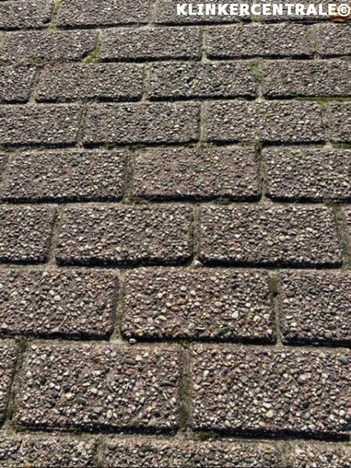 ROOIKORTING 280m2 heide-grijs betonklinkers, Tuin en Terras, Tegels en Klinkers, Gebruikt, Klinkers, Beton, 10 m² of meer, Verzenden